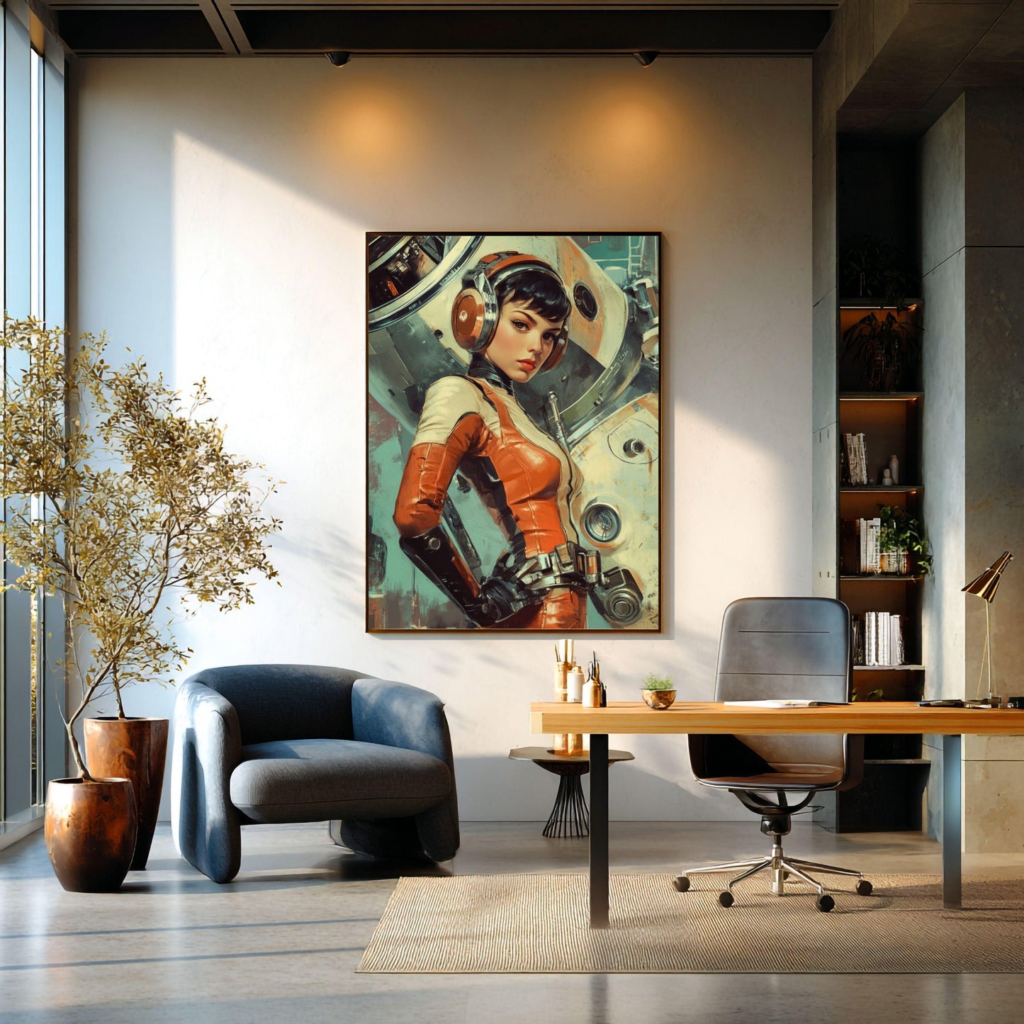 ✨ RETRO FUTUR MECHA WOMENS — Starship Series #33 - Aura Studio Déco
