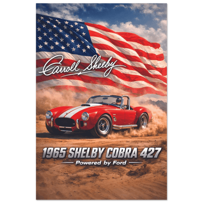 🏆🀣📺 Affiche Automobile Vintage 1965 Legend - Aura Studio Déco