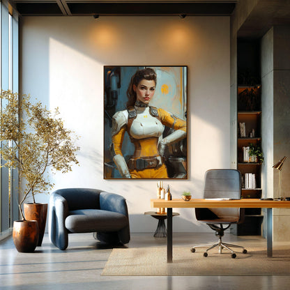 ✨ RETRO FUTUR MECHA WOMENS — Starship Series #56 - Aura Studio Déco