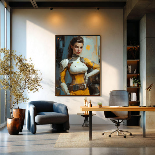 ✨ RETRO FUTUR MECHA WOMENS — Starship Series #56 - Aura Studio Déco