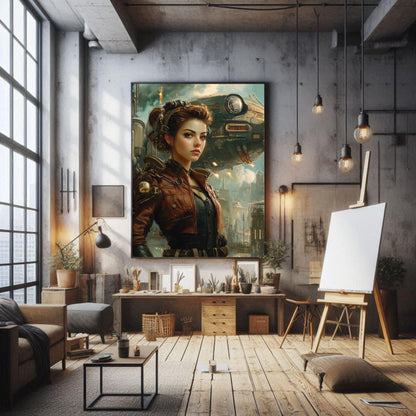 ✨ RETRO FUTUR MECHA WOMENS — Starship Series #88 - Aura Studio Déco