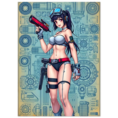 🌸🪐🎀👽Création Anime Rétro Sci-Fi ☄️45 - Aura Studio Déco