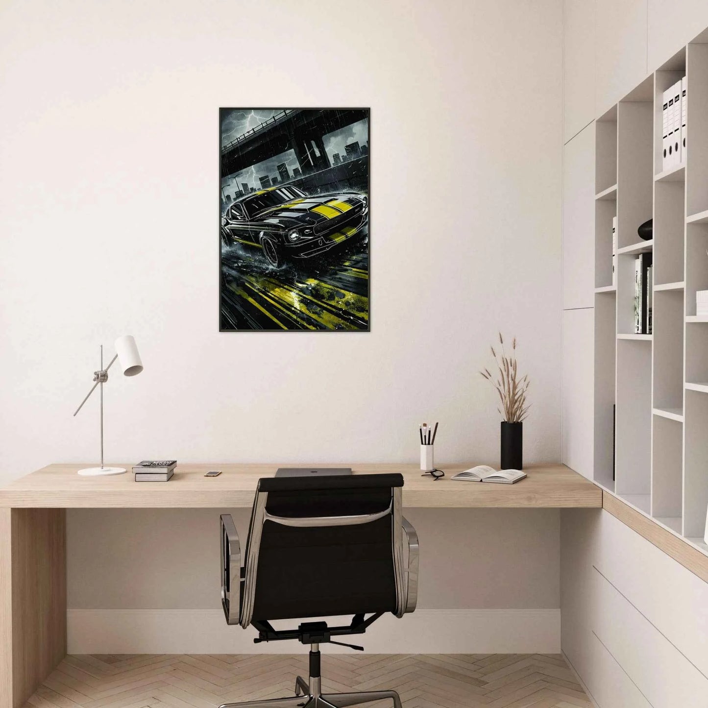 🏎️🏁Affiche Automobile Art' Legend 2 Encadrée - Aura Studio Déco