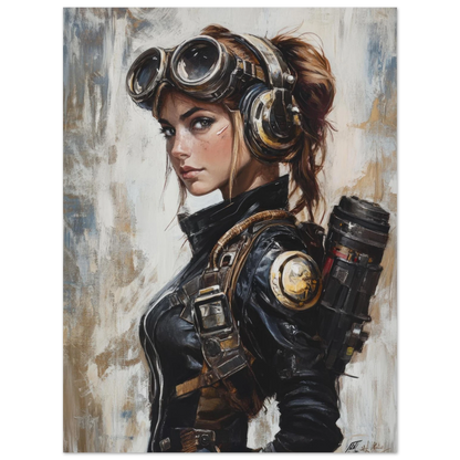 ✨ RETRO FUTUR MECHA WOMENS — Starship Series #11 - Aura Studio Déco