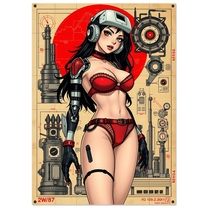 🌸🪐🎀👽Création Anime Rétro Sci-Fi ☄️39 - Aura Studio Déco