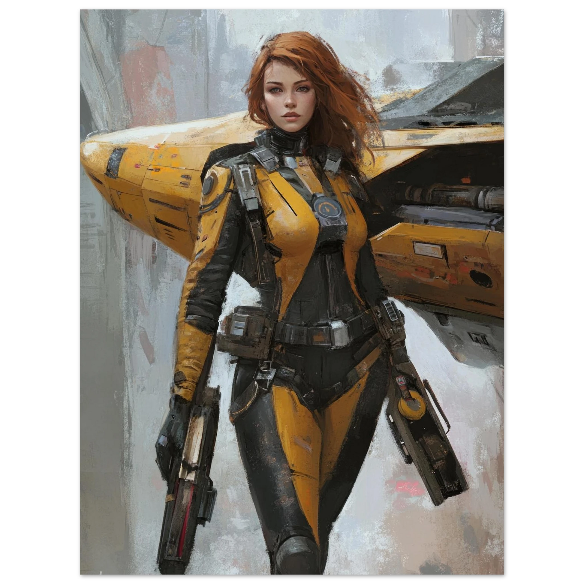 ✨ RETRO FUTUR MECHA WOMENS — Starship Series #03 - Aura Studio Déco