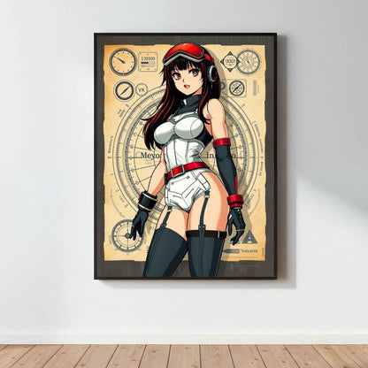 🌸🪐🎀👽Création Anime Rétro Sci-Fi ☄️36 - Aura Studio Déco