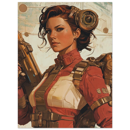 ✨ RETRO FUTUR MECHA WOMENS — Starship Series #62 - Aura Studio Déco