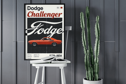 🏎️🏁Affiche Automobile Art' The Fodge Encadrée - Aura Studio Déco