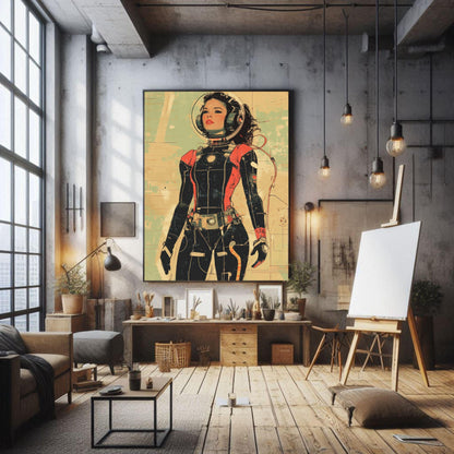 ✨ RETRO FUTUR MECHA WOMENS — Starship Series #90 - Aura Studio Déco