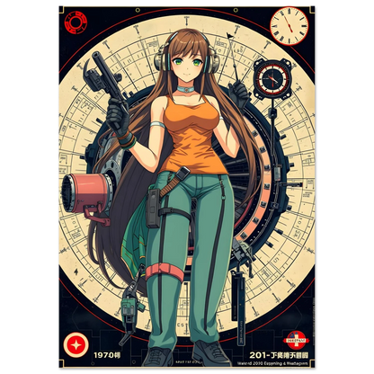 🌸🪐🎀👽Création Anime Rétro Sci-Fi ☄️14 - Aura Studio Déco