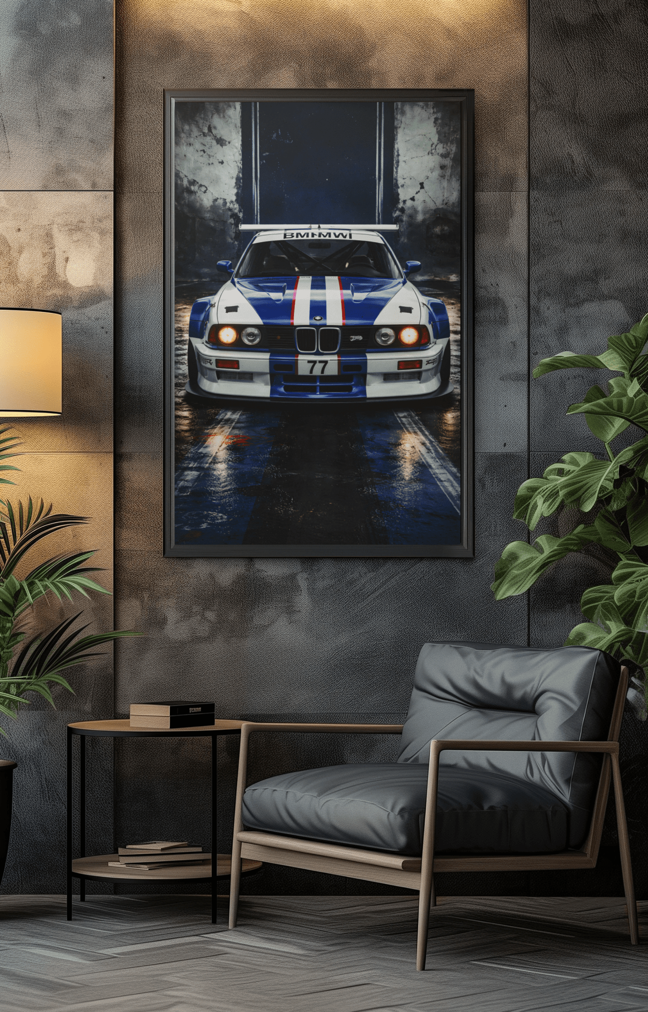 🏎️🏁Affiche Automobile Art' Sport 2 Encadrée - Aura Studio Déco