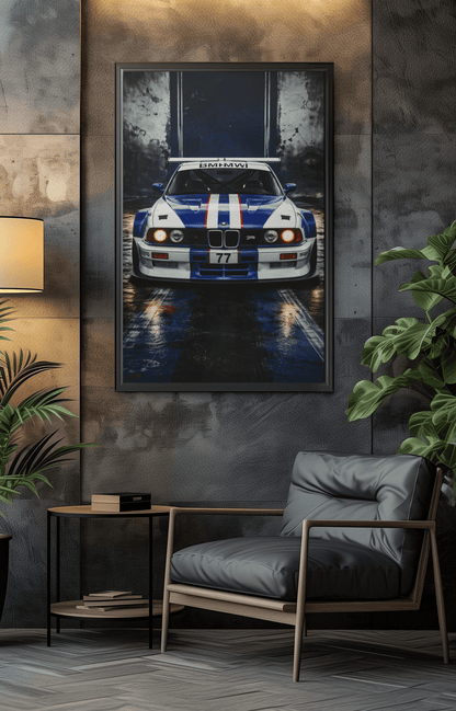 🏎️🏁Affiche Automobile Art' Sport 2 Encadrée - Aura Studio Déco