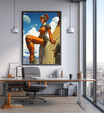 ✨ RETRO FUTUR MECHA WOMENS — Starship Series #02 - Aura Studio Déco