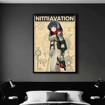 🌸🪐🎀👽Création Anime Rétro Sci-Fi ☄️18 - Aura Studio Déco