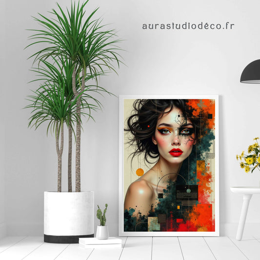 🌈𒄆🎸𒆙 Portraits Pop Art Abstrait 15🖌️