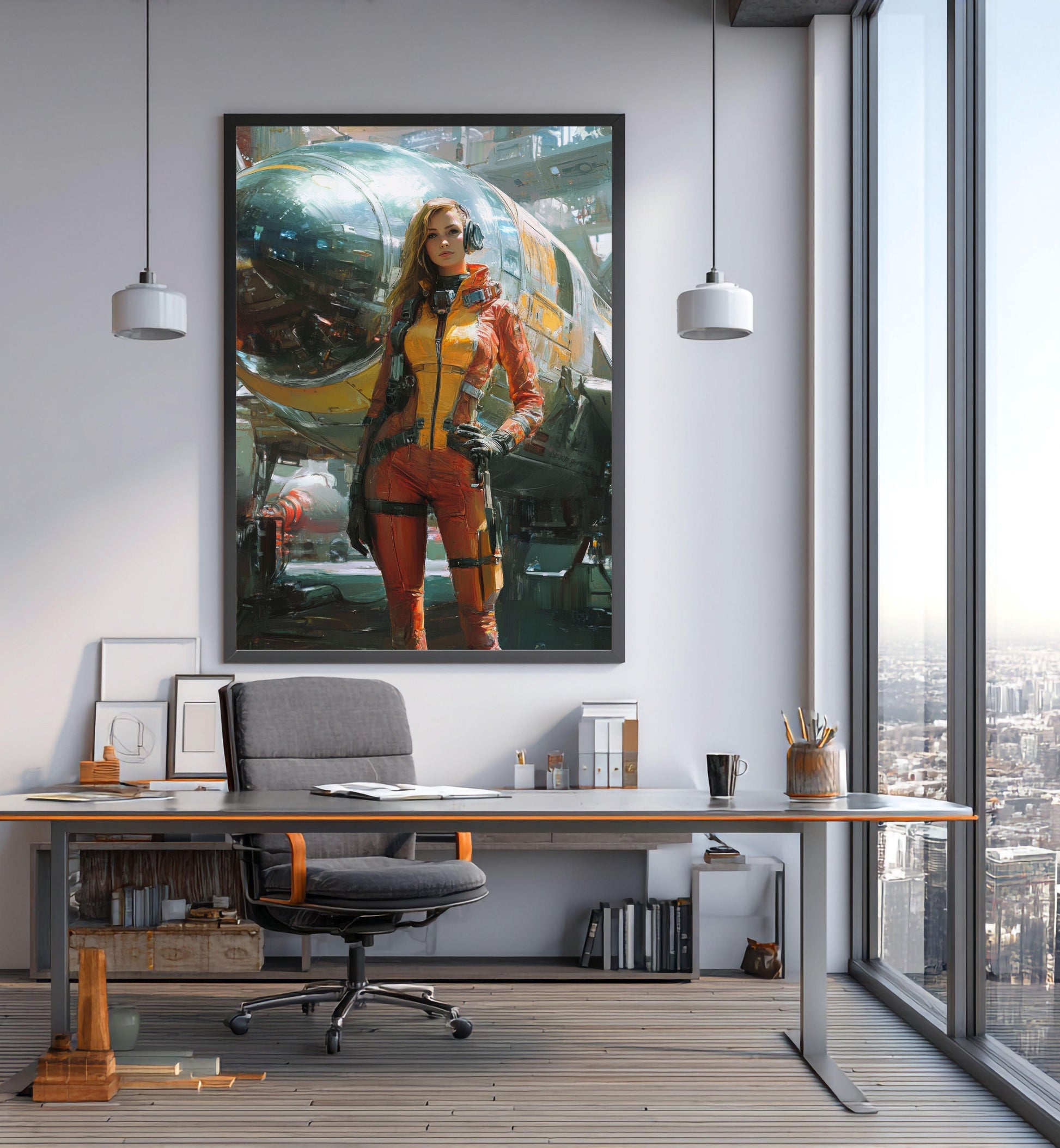 ✨ RETRO FUTUR MECHA WOMENS — Starship Series #07 - Aura Studio Déco