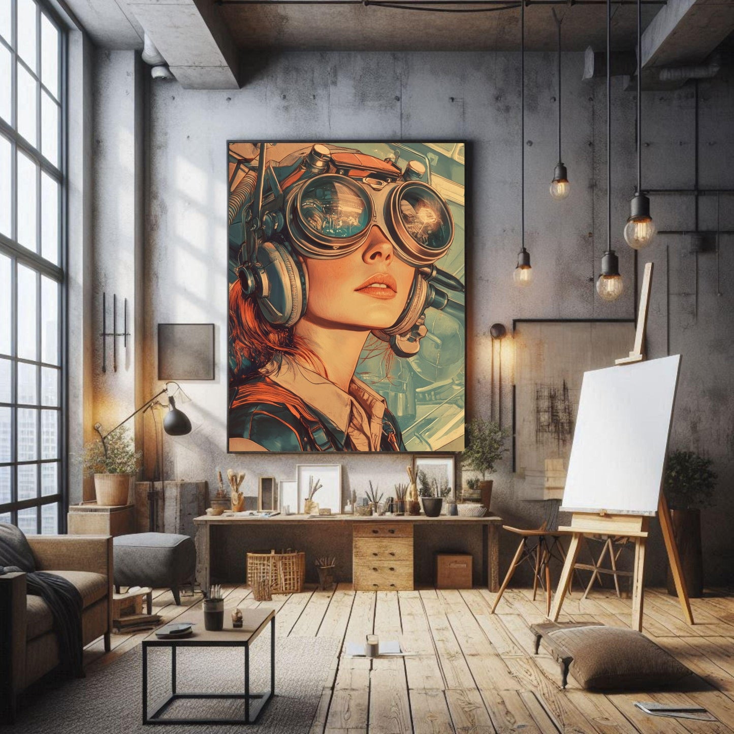 ✨ RETRO FUTUR MECHA WOMENS — Starship Series #19 - Aura Studio Déco