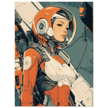 ✨ RETRO FUTUR MECHA WOMENS — Starship Series #61 - Aura Studio Déco