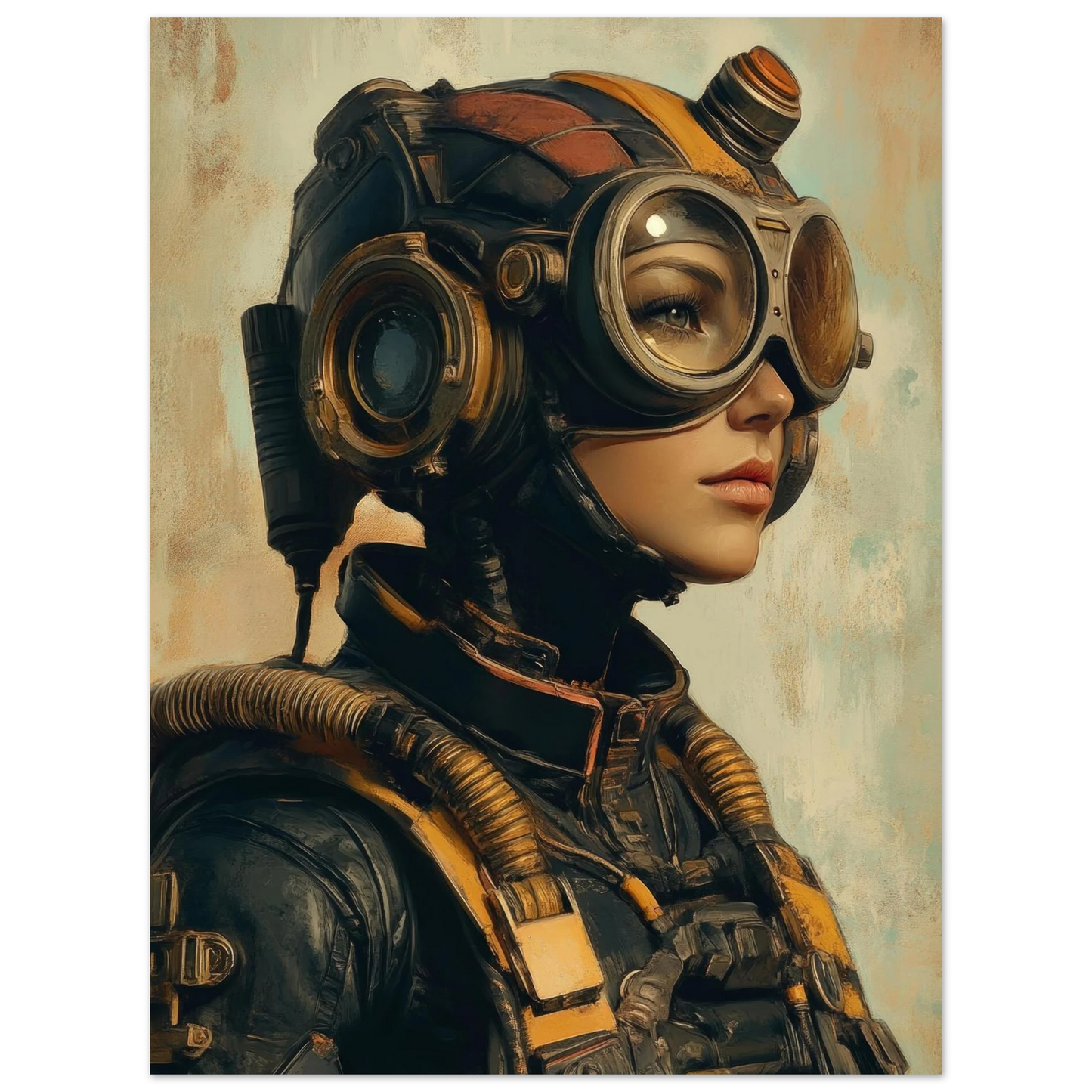 ✨ RETRO FUTUR MECHA WOMENS — Starship Series #69 - Aura Studio Déco