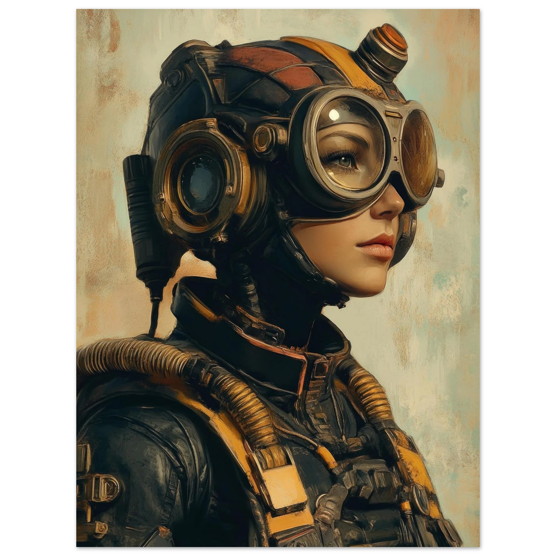 ✨ RETRO FUTUR MECHA WOMENS — Starship Series #69 - Aura Studio Déco