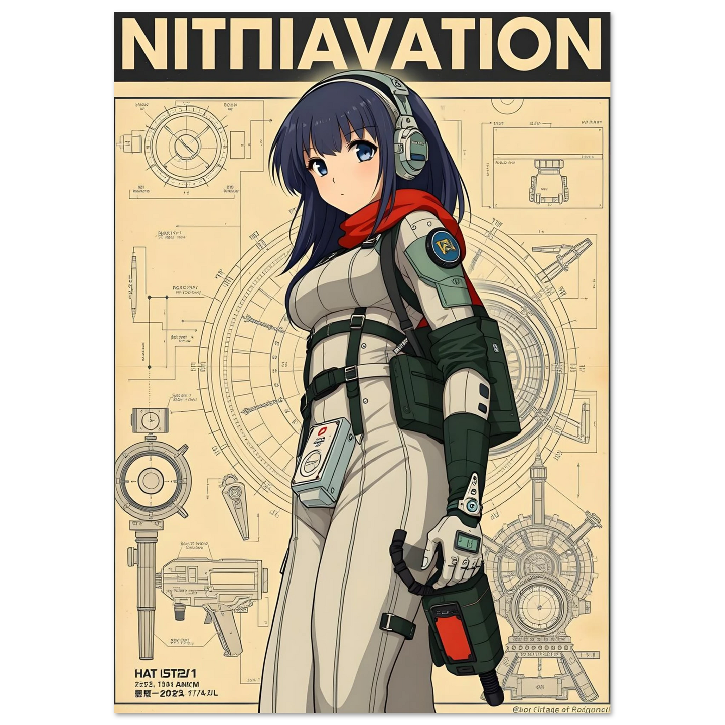🌸🪐🎀👽Création Anime Rétro Sci-Fi ☄️18 - Aura Studio Déco