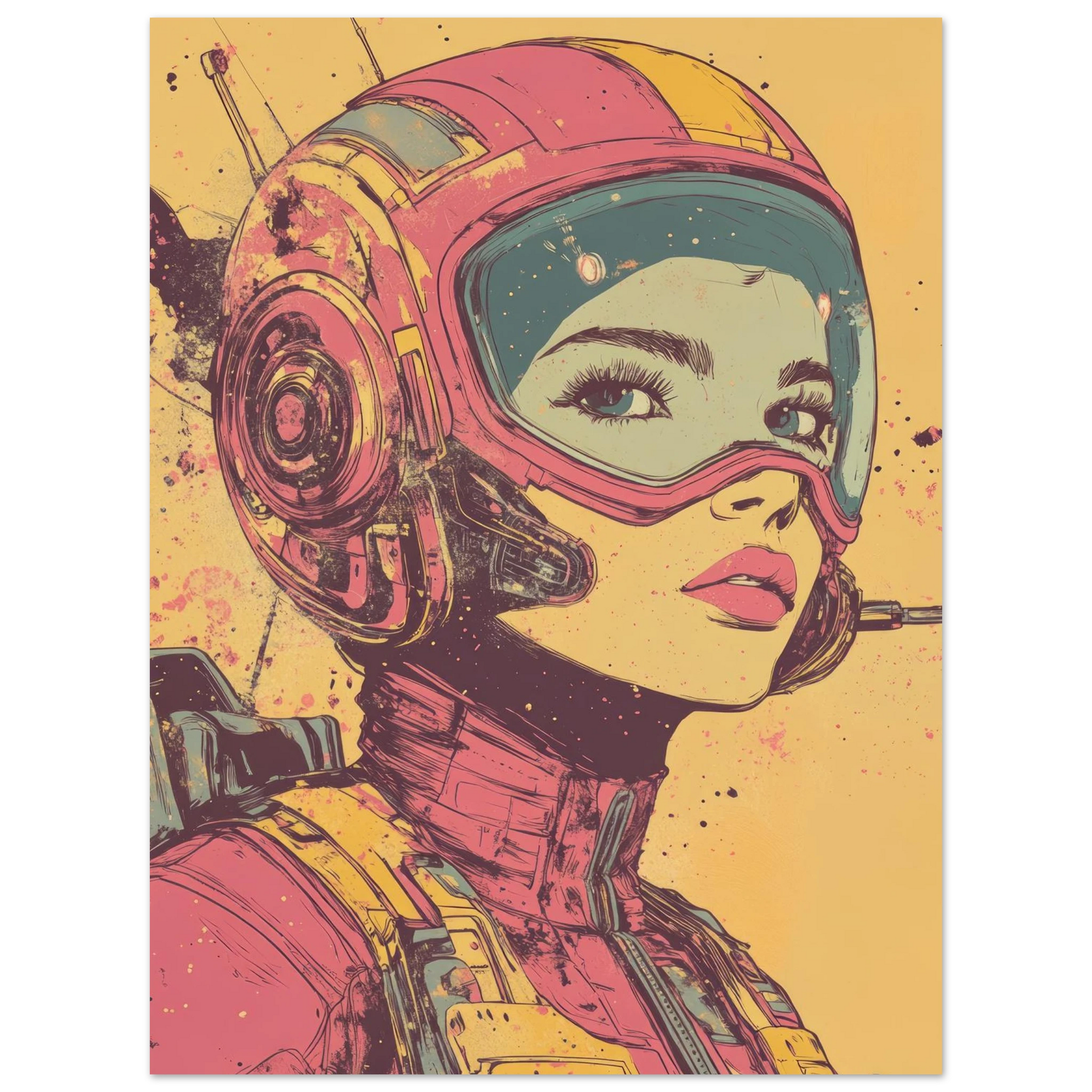 ✨ RETRO FUTUR MECHA WOMENS — Starship Series #75 - Aura Studio Déco