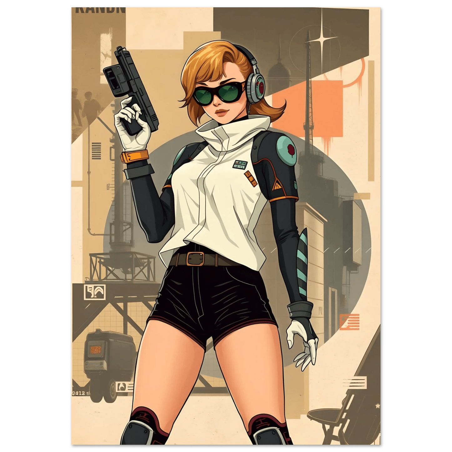 🌸🪐🎀👽Création Anime Rétro Sci-Fi ☄️47 - Aura Studio Déco