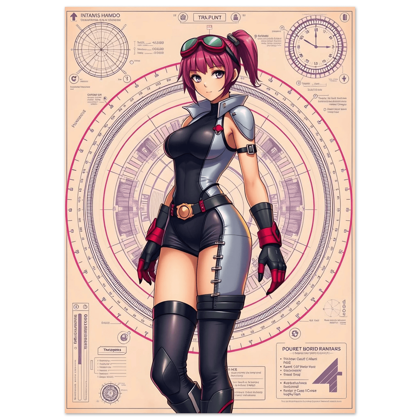 🌸🪐🎀👽Création Anime Rétro Sci-Fi ☄️46 - Aura Studio Déco