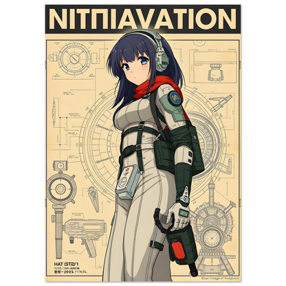 🌸🪐🎀👽Création Anime Rétro Sci-Fi ☄️18 - Aura Studio Déco