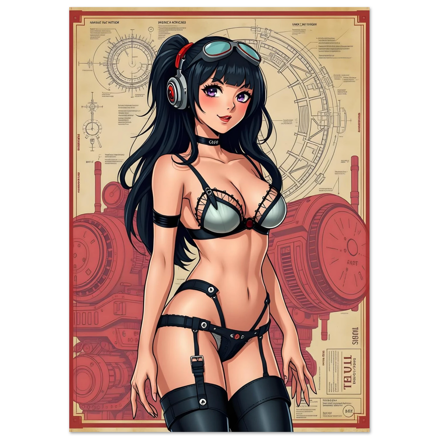 🌸🪐🎀👽Création Anime Rétro Sci-Fi ☄️25 - Aura Studio Déco