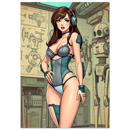 🌸🪐🎀👽Création Anime Rétro Sci-Fi ☄️13 - Aura Studio Déco