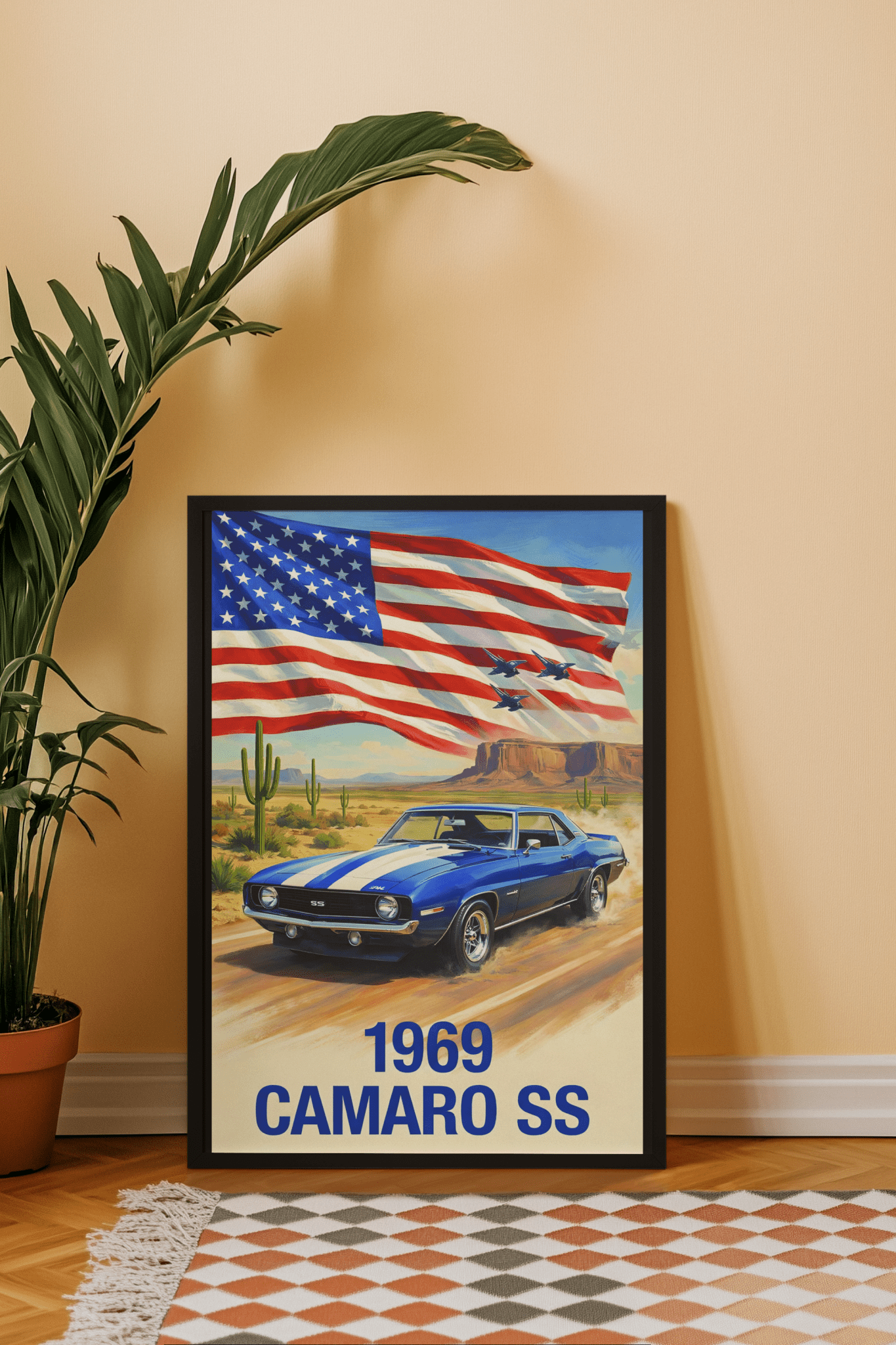 🏆🀣📺 Affiche Automobile Vintage 1969 Legend - Aura Studio Déco
