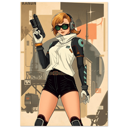 🌸🪐🎀👽Création Anime Rétro Sci-Fi ☄️47 - Aura Studio Déco