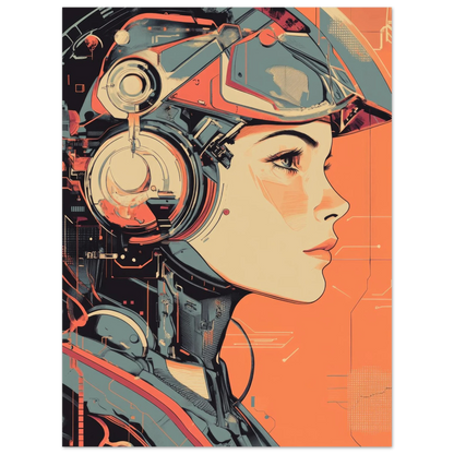 ✨ RETRO FUTUR MECHA WOMENS — Starship Series #73 - Aura Studio Déco