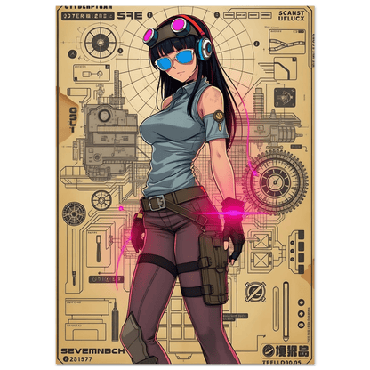 🌸🪐🎀👽Création Anime Rétro Sci-Fi ☄️34 - Aura Studio Déco