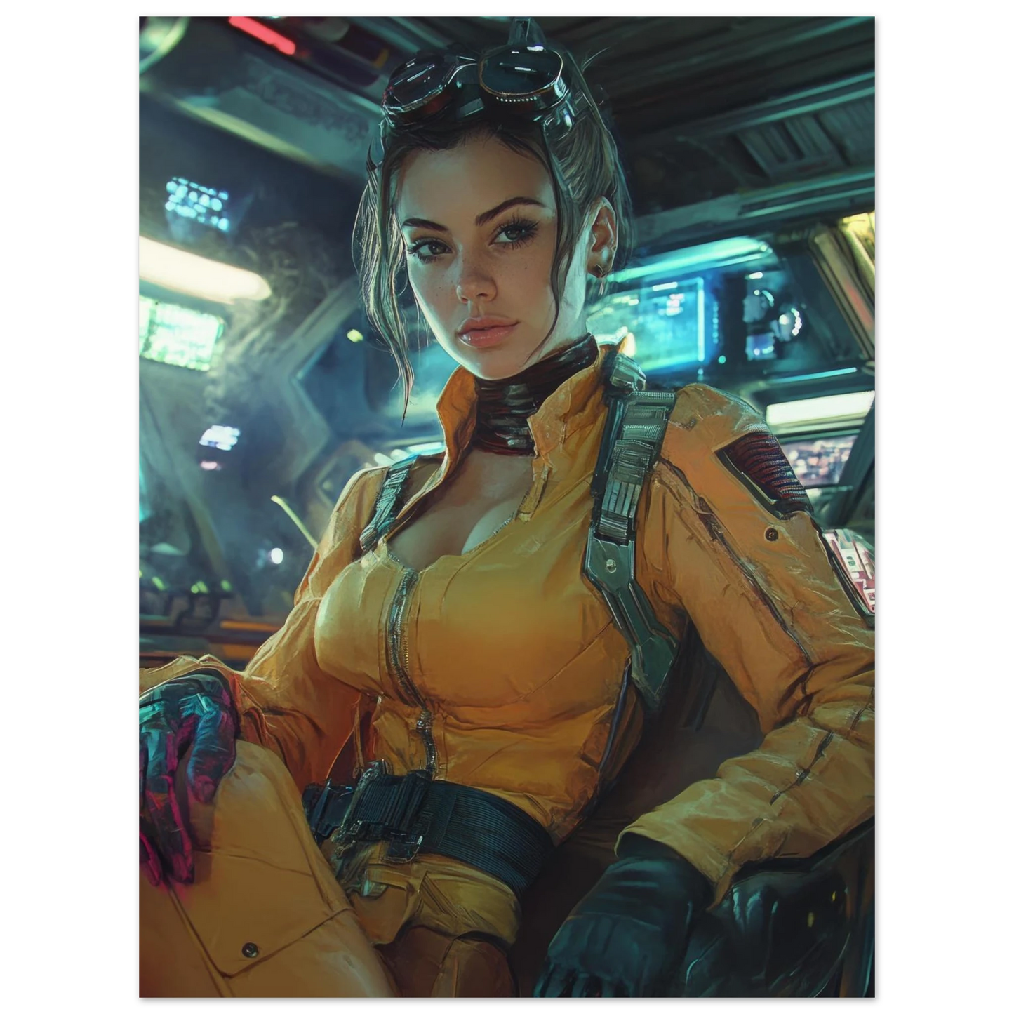 ✨ RETRO FUTUR MECHA WOMENS — Starship Series #96 - Aura Studio Déco
