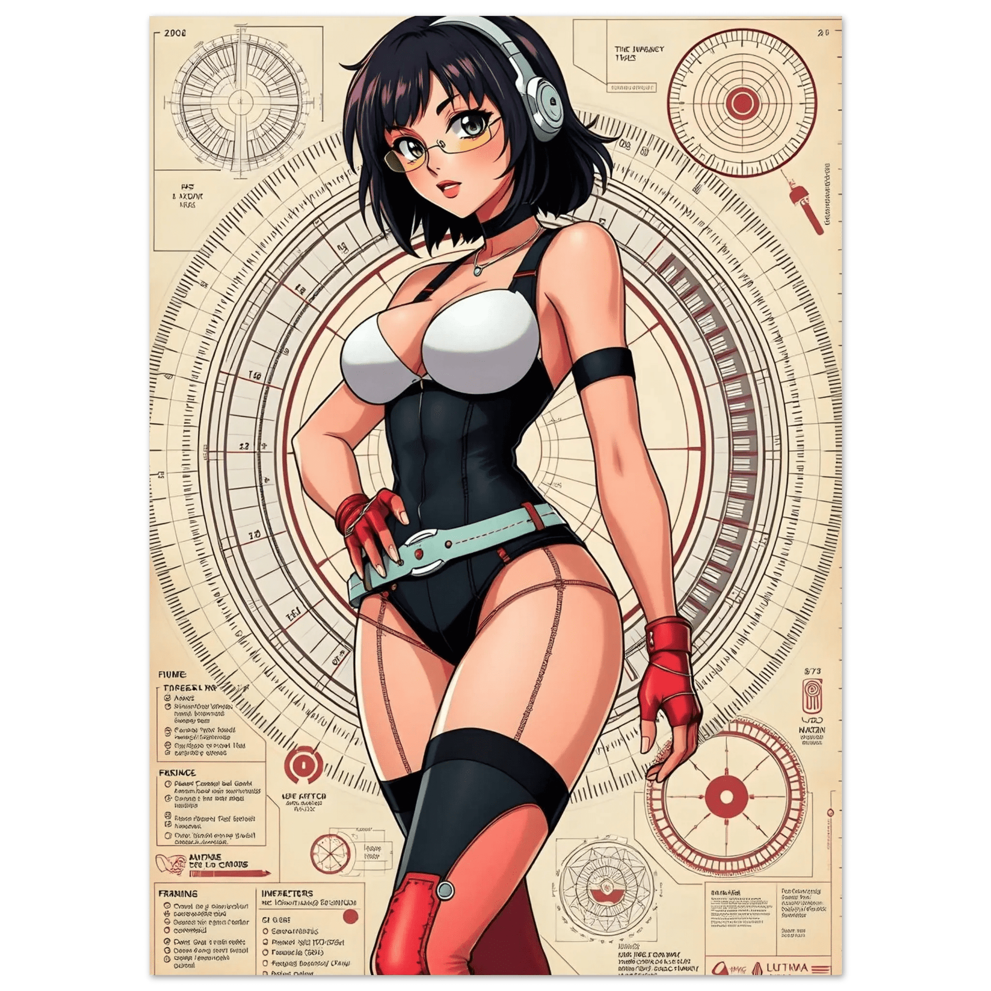 🌸🪐🎀👽Création Anime Rétro Sci-Fi ☄️29 - Aura Studio Déco