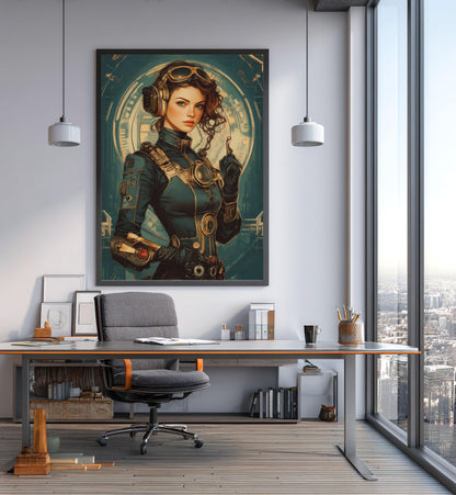 ✨ RETRO FUTUR MECHA WOMENS — Starship Series #12 - Aura Studio Déco