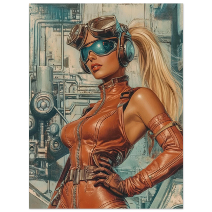 ✨ RETRO FUTUR MECHA WOMENS — Starship Series #29 - Aura Studio Déco