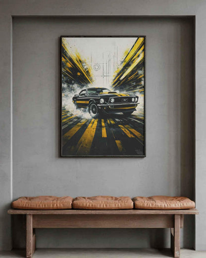 🏆🀣📺 Affiche Automobile Vintage 70's Legend 2 - Aura Studio Déco