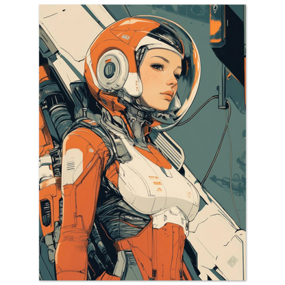 ✨ RETRO FUTUR MECHA WOMENS — Starship Series #61 - Aura Studio Déco