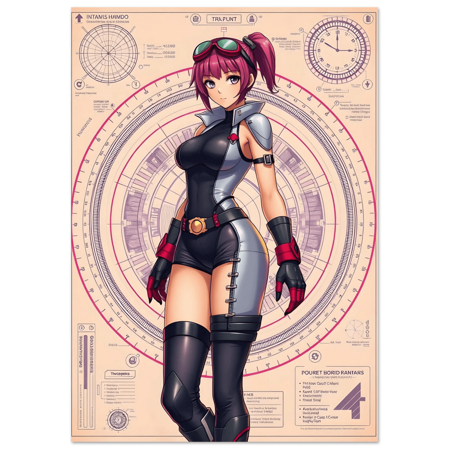 🌸🪐🎀👽Création Anime Rétro Sci-Fi ☄️46 - Aura Studio Déco