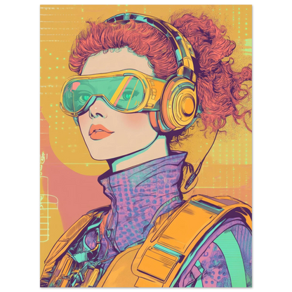 ✨ RETRO FUTUR MECHA WOMENS — Starship Series #86 - Aura Studio Déco