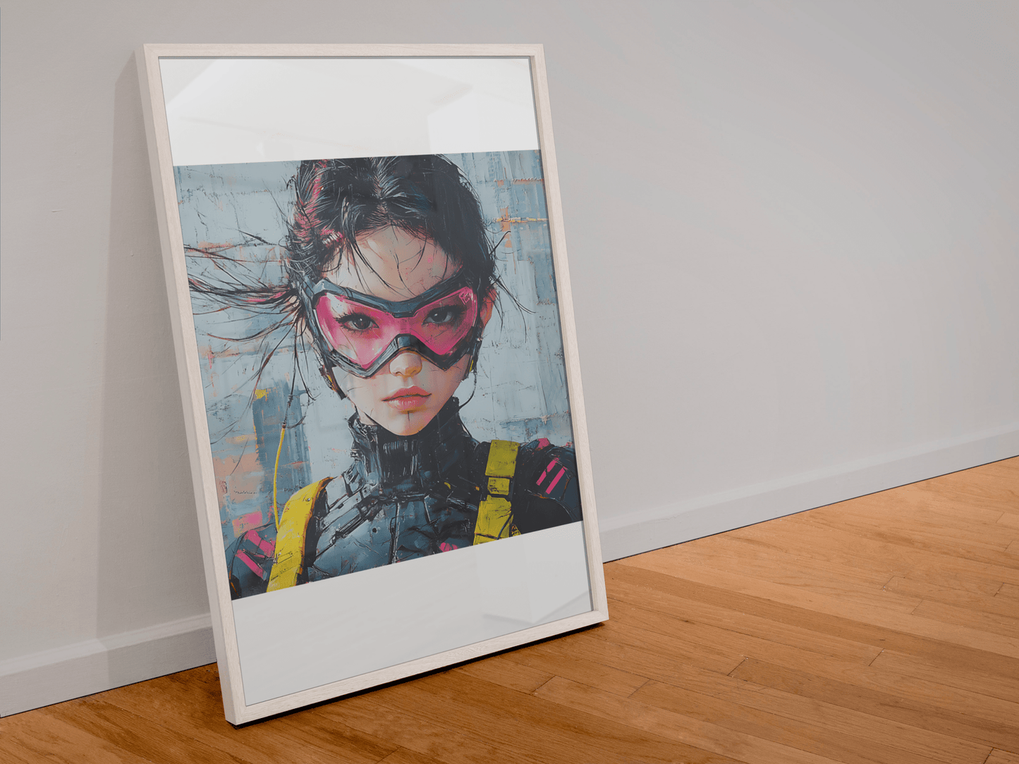 ☢️🧬Affiche Murale Survival Neon Fury Girls #8 - Aura Studio Déco