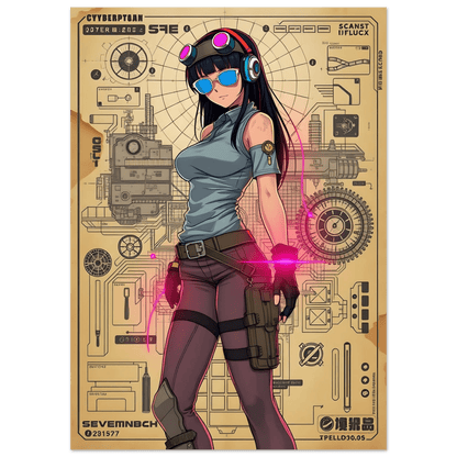 🌸🪐🎀👽Création Anime Rétro Sci-Fi ☄️34 - Aura Studio Déco