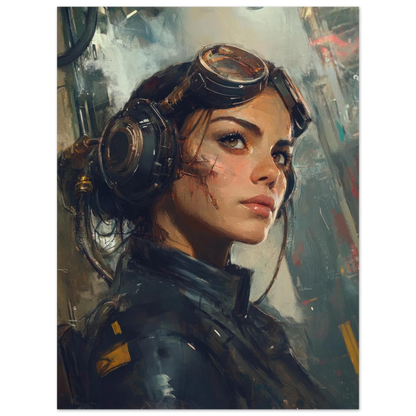 ✨ RETRO FUTUR MECHA WOMENS — Starship Series #37 - Aura Studio Déco