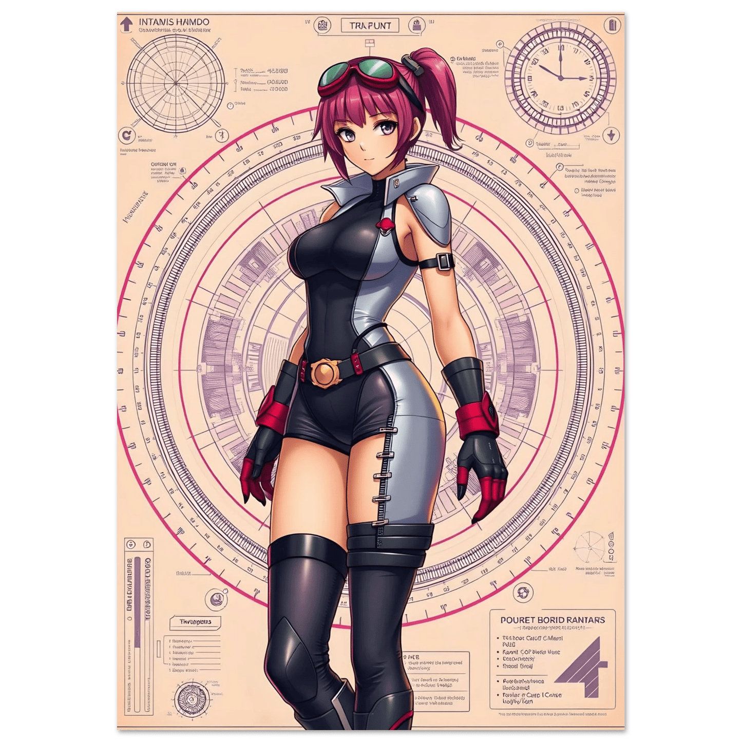 🌸🪐🎀👽Création Anime Rétro Sci-Fi ☄️46 - Aura Studio Déco