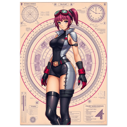 🌸🪐🎀👽Création Anime Rétro Sci-Fi ☄️46 - Aura Studio Déco
