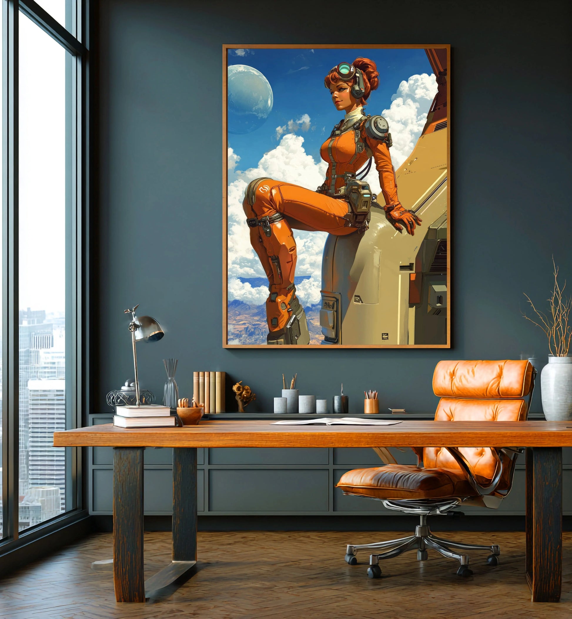 ✨ RETRO FUTUR MECHA WOMENS — Starship Series #02 - Aura Studio Déco
